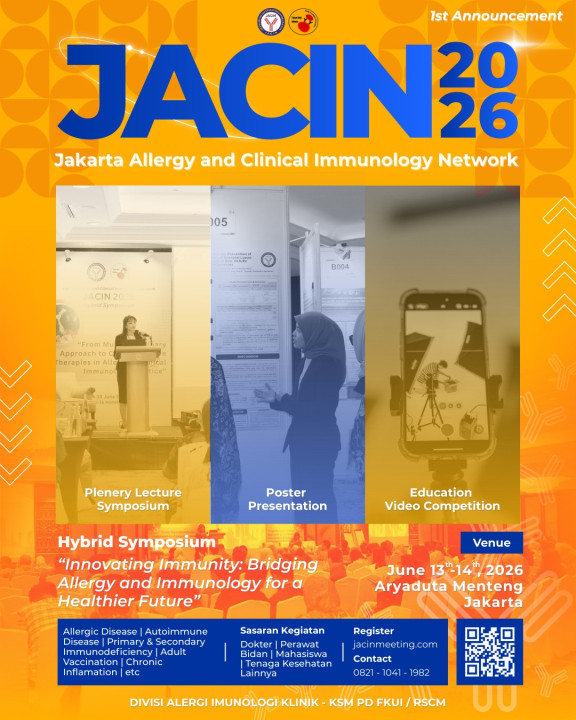 Jakarta Allergy and Clinical Immunology Network (JACIN) 2026 Hybrid Symposium 1