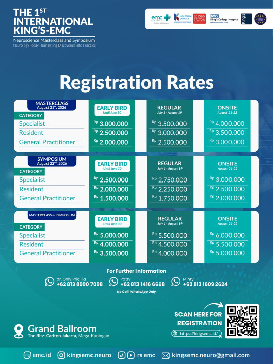 The 1st International King's - EMC Neuroscience Masterclass & Symposium 2026 2