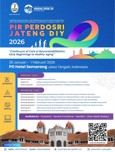 PIR PERDOSRI JATENG–DIY 2026: Continuum of Care in Neurorehabilitation